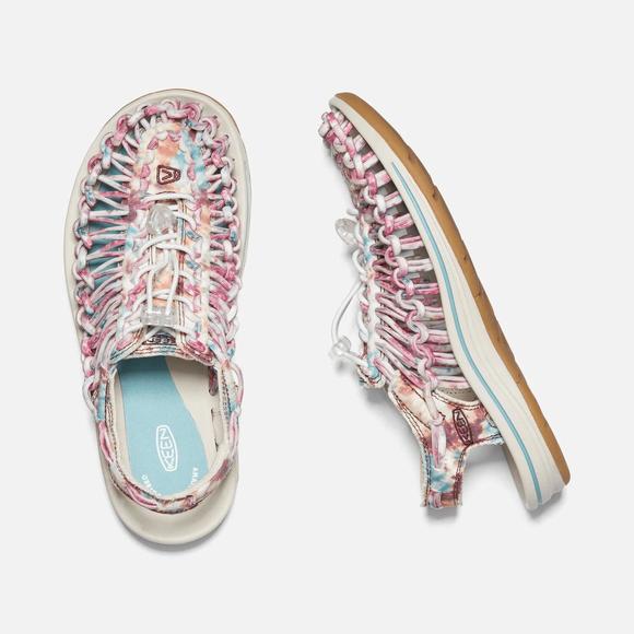 NEW KEEN women's uneek canvas shoes in andorra tie dye - Picture 3 of 3